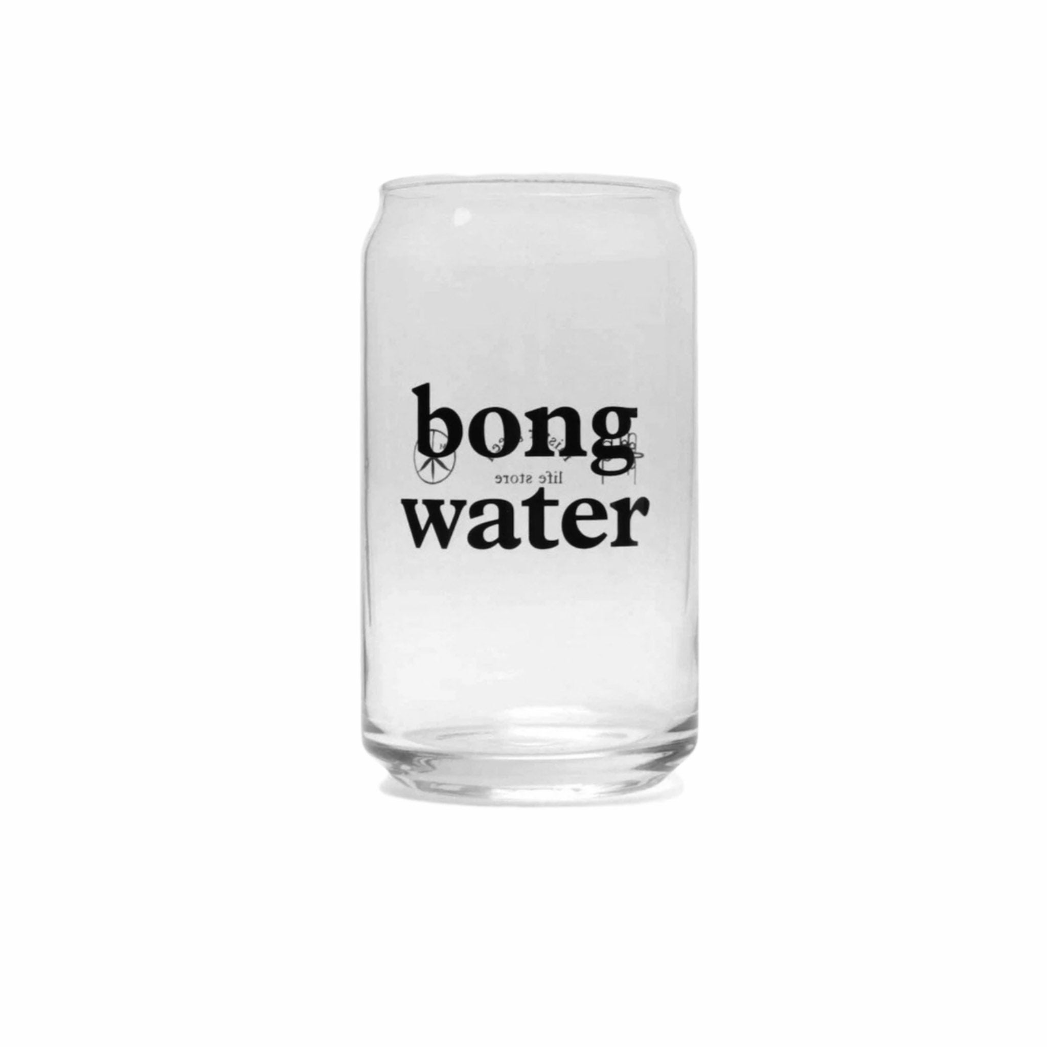 Mister Green Bong Water Glass (Black Print) - August Shop