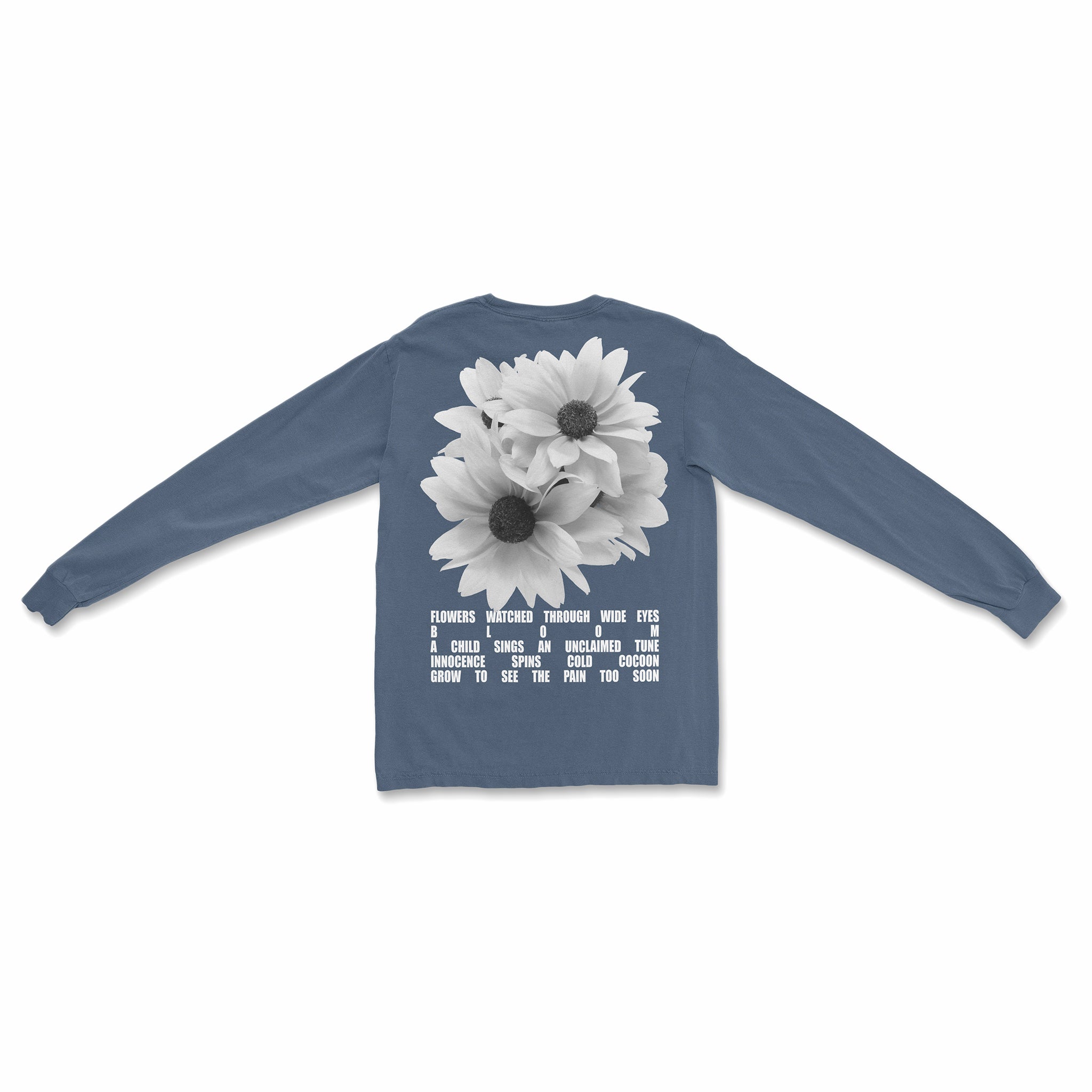 The Breaks Bloom LS T-Shirt (Blue Jean) - August Shop