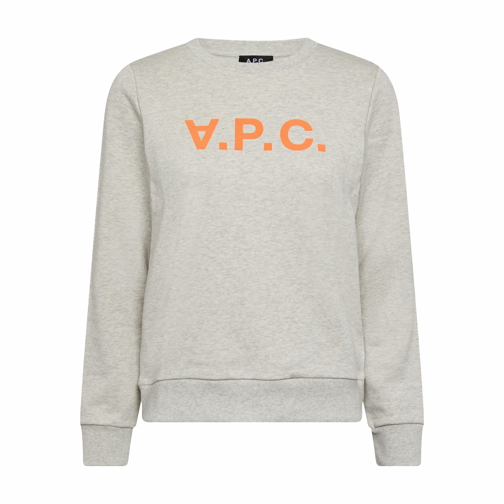A.P.C. VPC Bicolore Sweatshirt (Ecru Chine/Orange) - August Shop